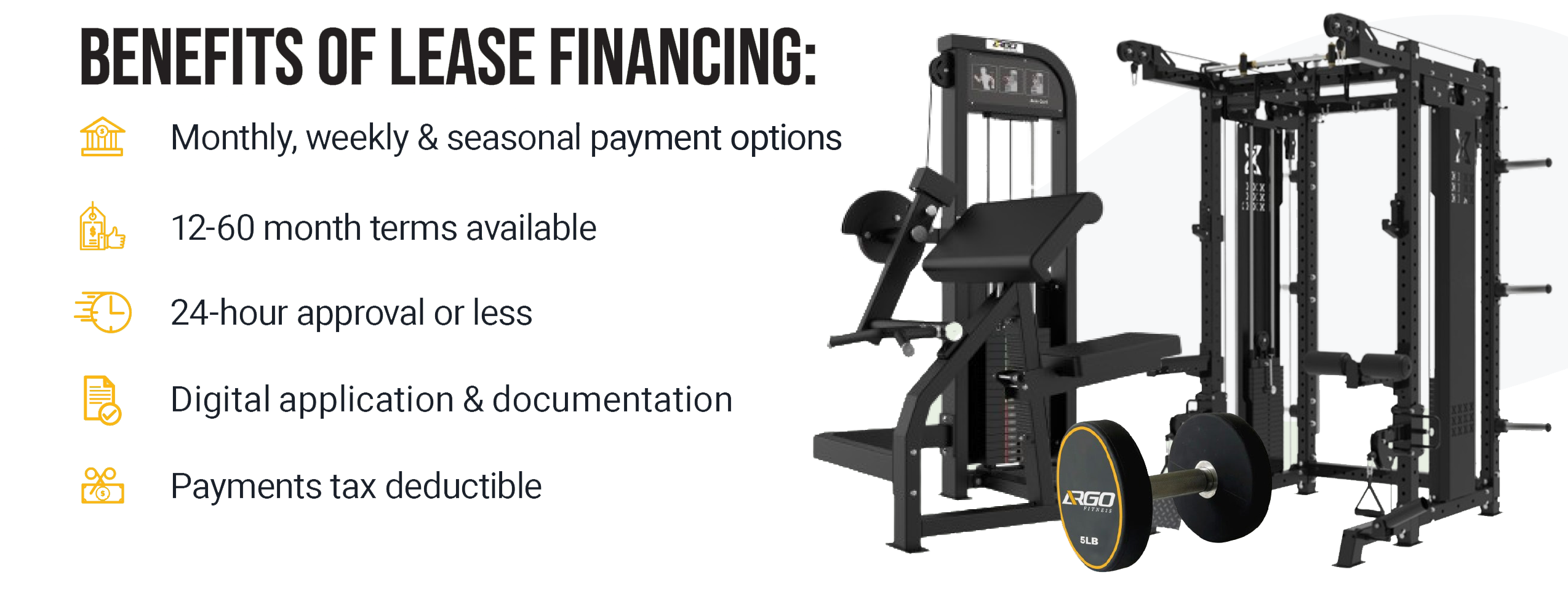 Financing Gym Equipment ARGO Fitness