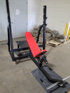ARGO Fitness Power Body 1022 Olympic Incline Bench Press with Plate Holders image