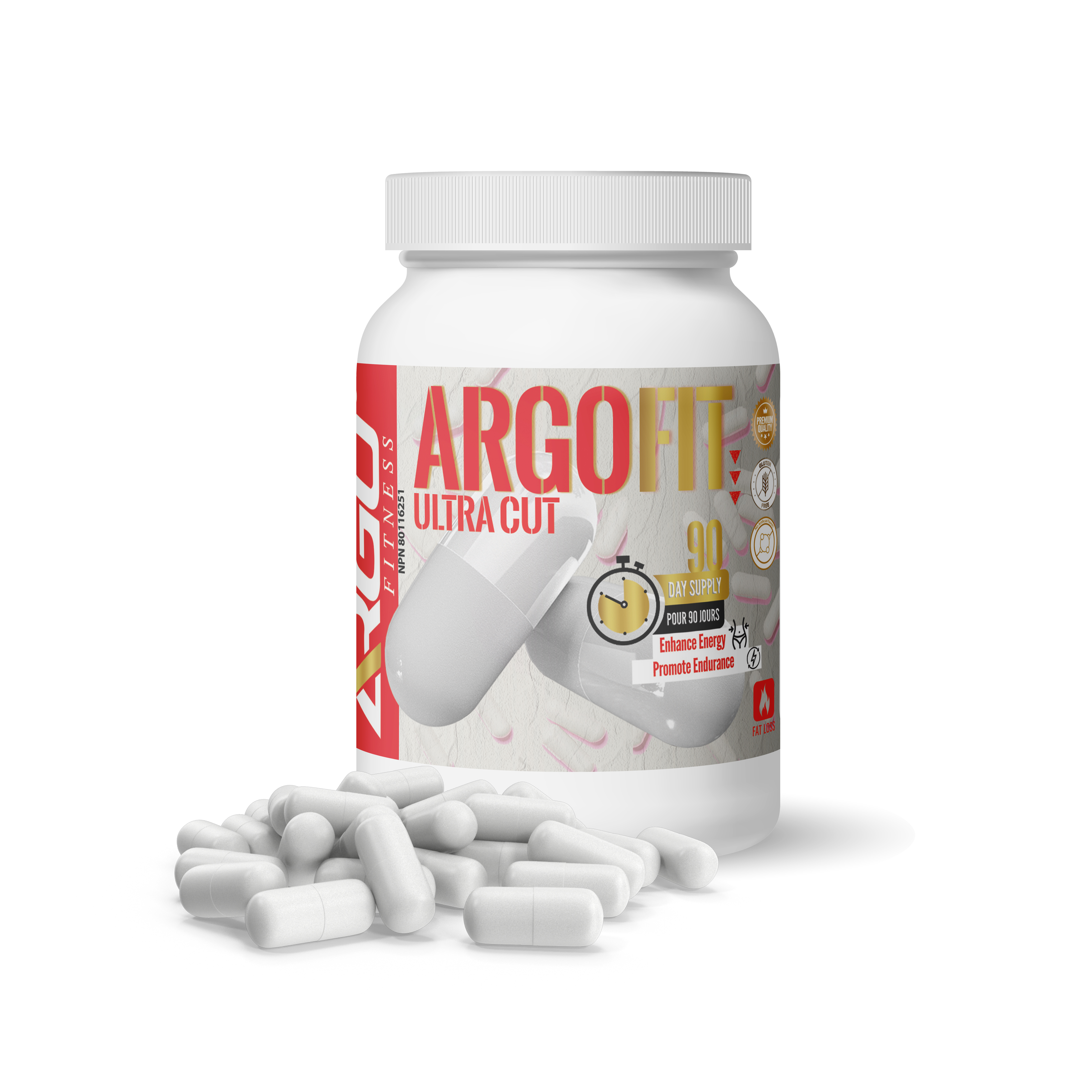 ARGO Fitness ARGO FIT FAT BURNER WEIGHT LOSS mockup image